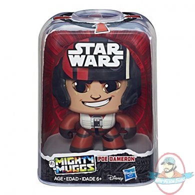 Star Wars Mighty Muggs Poe Dameron Action Figure by Hasbro