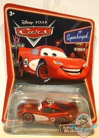 1:55 Disney Pixar Diecast Radiator Springs McQueen Supercharged JC