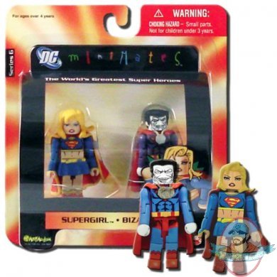 DC Universe MiniMates Wave 6 Supergirl and Bizarro 