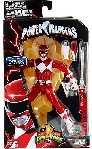 Mighty Morphin Power Rangers Legacy Red Ranger Metallic Bandai
