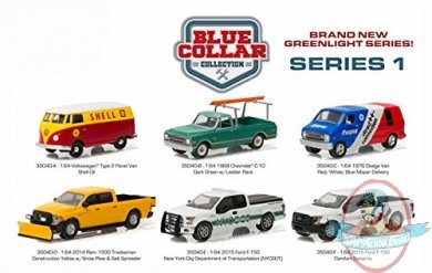1:64 Blue Collar Collection Series 1 Set of 6 Greenlight