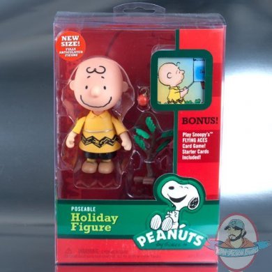 Peanuts Christmas Charlie Brown With Pathetic Tree Figure 