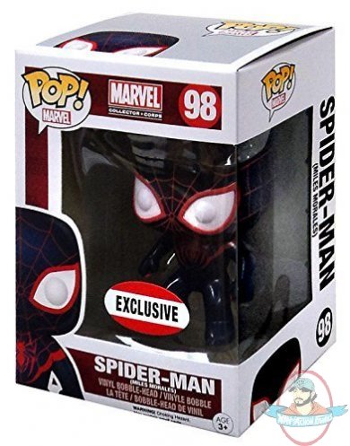 Pop! Marvel Spider-Man Exclusive Miles Morales #98 Figure by Funko JC