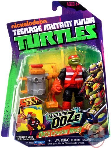 Teenage Mutant Ninja Turtles Michelangelo Ooze Chuckin' Mikey Playmate