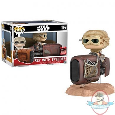 POP! Star Wars Rey with Speeder Exclusive #174 Figure Funko F