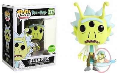 Pop Animation! Rick & Morty Alien Rick #337 Exclusive Figure Funko