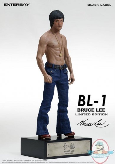 1/6 Scale Black Label 1 Bruce Lee Statue Limited Edition by Enterbay