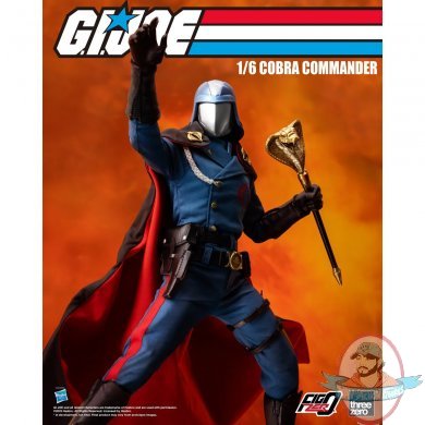 1/6 Scale G.I. Joe Cobra Commander Figure ThreeZero