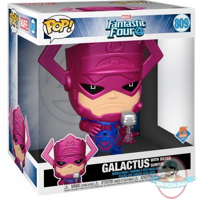 Pop! Jumbo Marvel Galactus with Silver Surfer 10 inch PX #809 Funko