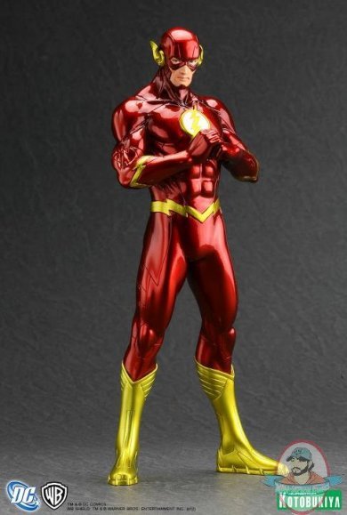 New 52 Dc Comics Justice League 1/10 The Flash ArtFX+ Statue Kotobukiy