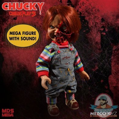 Child's Play 3: Talking Pizza Face Chucky by Mezco