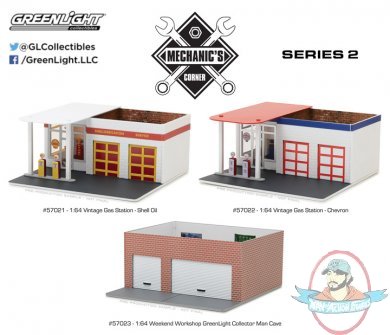 1:64 Mechanic's Corner Series 2 Set of 3 Greenlight