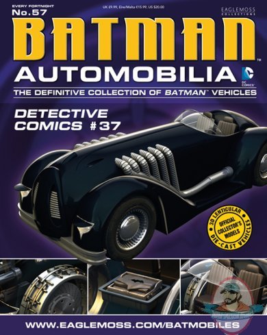 Dc Batman Automobilia Magazine #57 Detective #37 Eaglemoss
