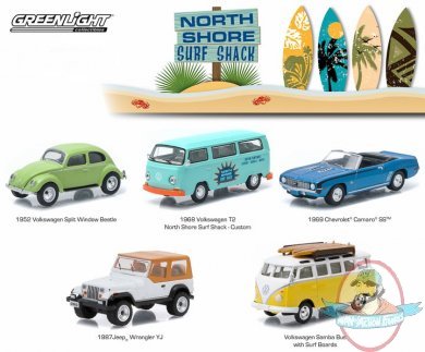 1:64 Motor World Multi-Car Dioramas North Shore Surf Shack Greenlight