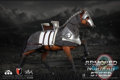 COO Model 1:6 Series of Empires Diecast Alloy Armored Norman Steed 