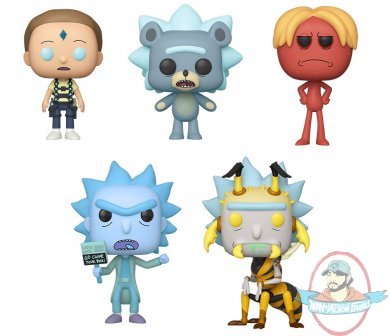 Pop! Pop Animation! Rick and Morty Set of 5 Figures Funko