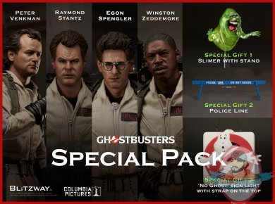 Ghostbusters 1/6 Scale 1984 Special 4 Pack  Figures Blitzway     