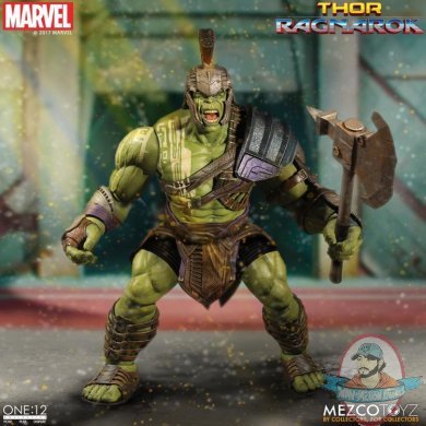 The One:12 Collective Marvel Thor: Ragnarok Hulk Figure Mezco