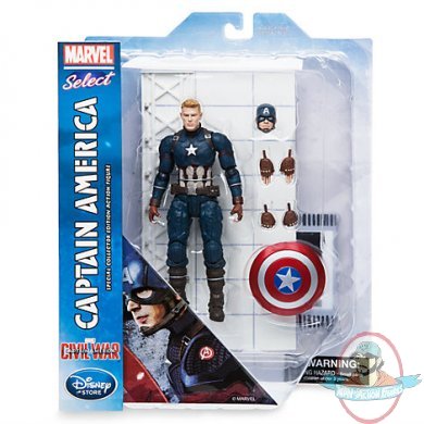 Marvel Select Captain America Unmasked 7 inch Figure Diamond