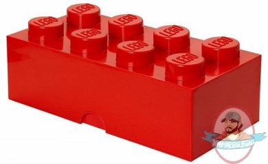 Lego Large Size Storage Brick 8 Red 