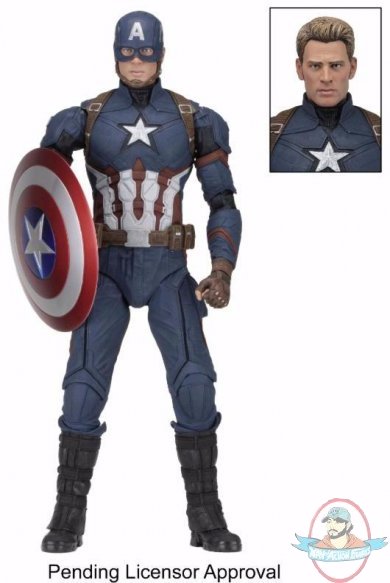 1/4 Marvel Captain America: Civil War Captain America Figure Neca 1/4 Marvel Captain America: Civil War Captain America Figure Neca