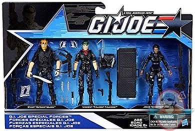 GI Joe 50th Anniversary Special Forces Set Outback Falcon & Shooter JC