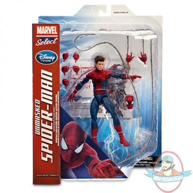 Marvel Select Unmasked Amazing Spider-Man 2 7 inch Action Figure