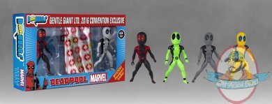 SDCC 2016 Marvel Deadpool Micro Figure 3 Pack By Gentle Giant