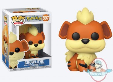 Pop! Games Pokemon Series 3 Growlithe #597 Vinyl Figure Funko