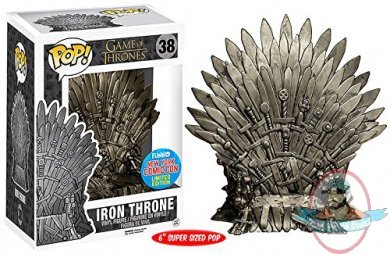 NYCC 2015 Pop! Game of Thrones Iron Throne #38 Super Sized 6" Funko