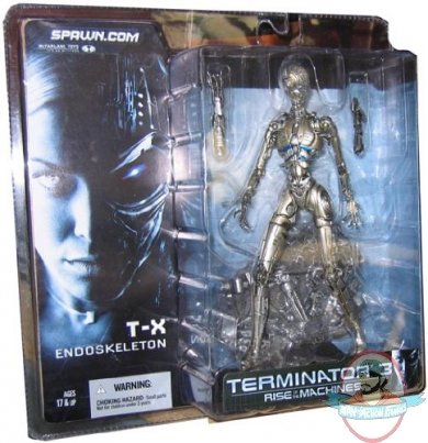 Terminator Series 3 T-X Endoskeleton Action Figure Mcfarlane JC