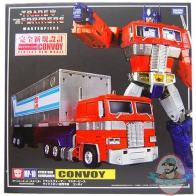 Transformers Masterpiece MP-10 Convoy Optimus Prime w Trailer & Pilot