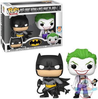 SDCC 2021 Pop! Dc Batman White Knight Batman & Joker Set Funko