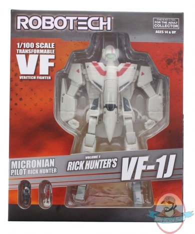 Toynami Robotech Veritech Micronian Pilot 1/100 Rick Hunter VF-1J 