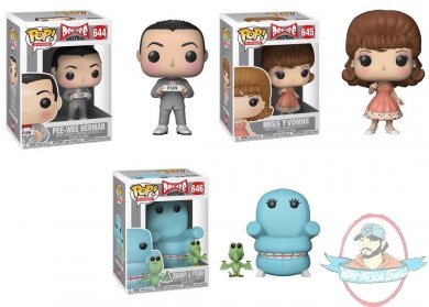 Pop! Television: Pee-wee's Playhouse Set of 3 Vinyl Figure Funko