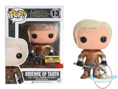 POP! TV Game of Thrones Brienne of Tarth #13 Hot Topic Bloddy Funko
