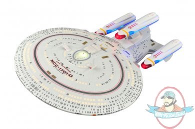Star Trek All Good Things Enterprise D Ship Damaged pack