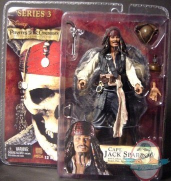 Pirates of the Caribbean Captain Jack Sparrow Series 3 Figure Neca