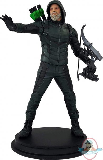 Dc Cw Arrow Star City 2046 Arrow Deluxe Statue Icon Heroes