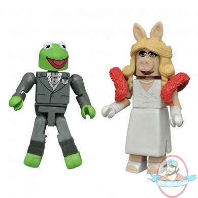 SDCC 2016 Muppets Formal Kermit & Ms.Piggy Minimates 2 pck Diamond