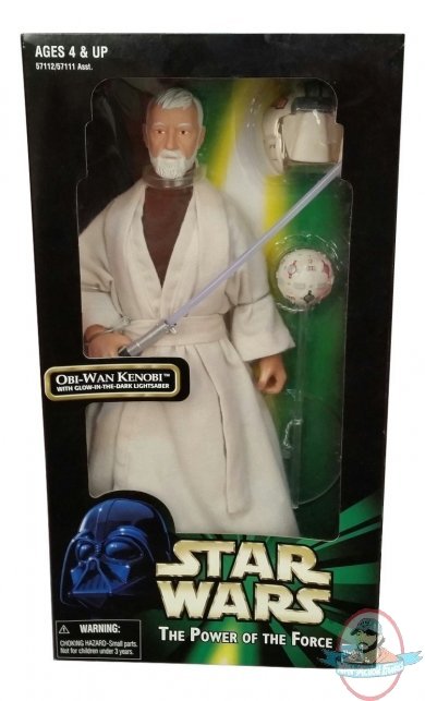 Star Wars The Power of the Force Obi-Wan Kenobi 12" Figures Hasbro JC