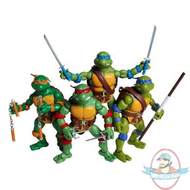 Teenage Mutant Ninja Turtles Retro Classic Set of 4 Playmates