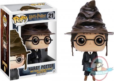 Pop! Movies Harry Potter Harry Potter with Sorting Hat #21 Funko JC
