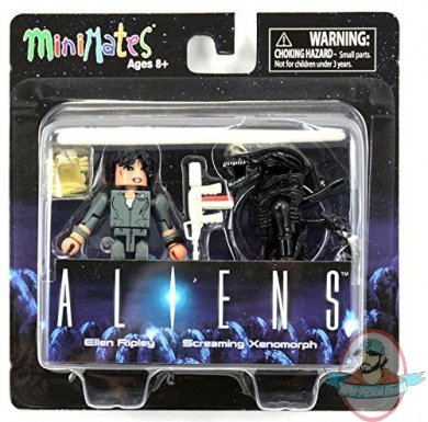 Alien Minimates Ellen Ripley & Screaming Xenomorph Series 1 Diamond 