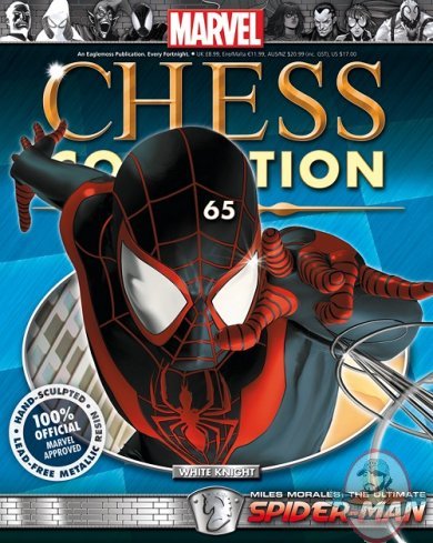 Marvel Chess Magazine #65 Ultimate Spider-Man White Knight Eaglemoss