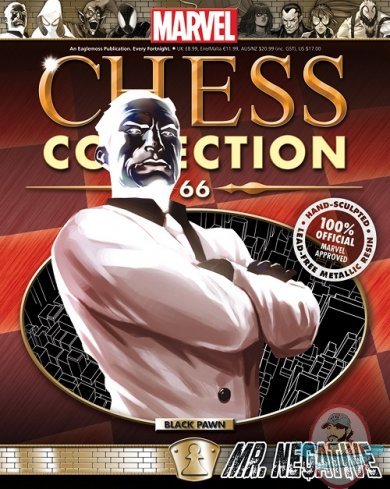 Marvel Chess Magazine #66 Mr Negative Black Pawn Eaglemoss