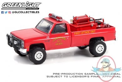 1:64 Fire & Rescue Series 1 1986 Chevrolet C20 Custom Dlx Greenlight