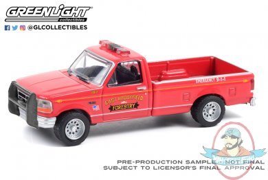 1:64 Fire & Rescue Series 1 1992 Ford F-350 East Brookfield Greenlight