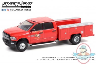 1:64 Fire & Rescue Series 1 2017 Ram 3500 Dually Greenlight