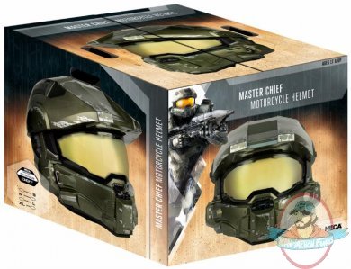 Halo Motorcycle Helmet Extra Large Size (61-62cm) Neca